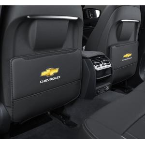 ◆シボレー CHEVROLET◆ブラック◆車用 シート バックカバー 汚れ防止カバー 蹴り防止 取付簡単 座席 シートバック カーグッズ 2枚セット aaam qtm