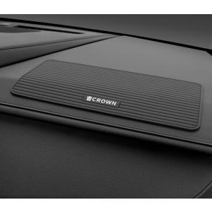 ★クラウン CROWN★ブラック★滑り止めパッド 車のダッシュボード粘着パッド 車ロゴあり メタルロゴ 車内アクセサリー 置物パッド aagr qtm｜lazosourire