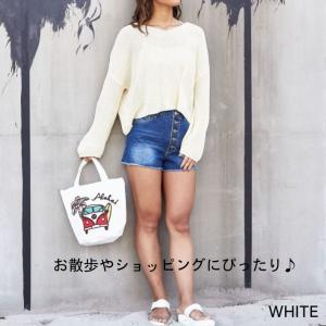 ハワイアン トートバッグ エコバッグ ランチバ...の詳細画像2