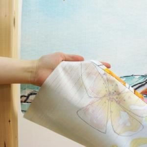 暖簾 おしゃれ 短い 壁掛け タペストリー 目...の詳細画像4