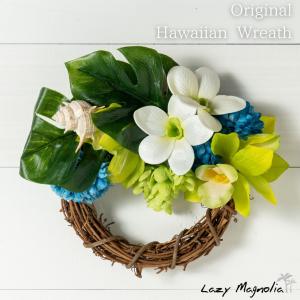 ポピー リース 花 玄関 おしゃれ 造花 飾り 黄色 ドア 手作り ハワイ