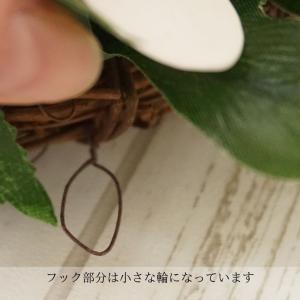 リース 花 玄関 おしゃれ 造花 飾り 黄色 ...の詳細画像3