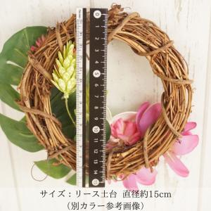 リース 花 玄関 おしゃれ 造花 飾り 黄色 ...の詳細画像4