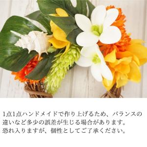 リース 花 玄関 おしゃれ 造花 飾り 黄色 ...の詳細画像5