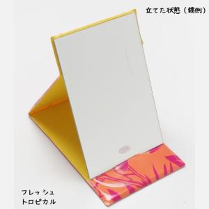 卓上ミラー 折りたたみ ハワイアン 鏡 手鏡 ...の詳細画像5