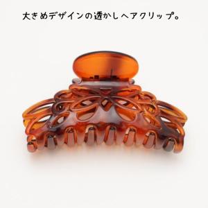 ヘアクリップ 大きめ 大き目 韓国 黒 花 髪...の詳細画像5