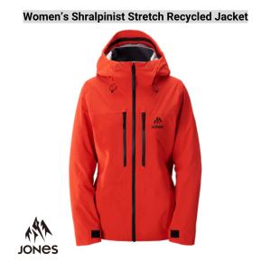 予約 24-25 JONES SNOWBOARDS Women’s Shralpinist Stretch Recycled Jacket ジョーンズ スノーウェア ジャケット 正規販売店｜lazymonday-japan