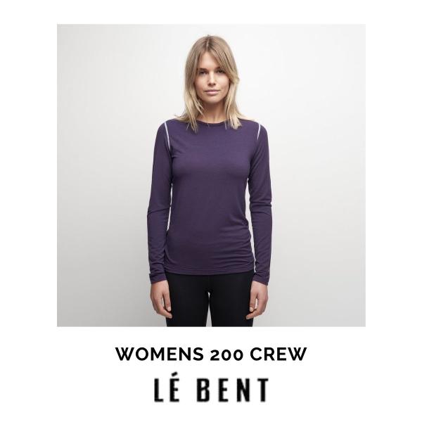 LE BENT WOMENS 200 CREW  ルベント ベースレイヤー