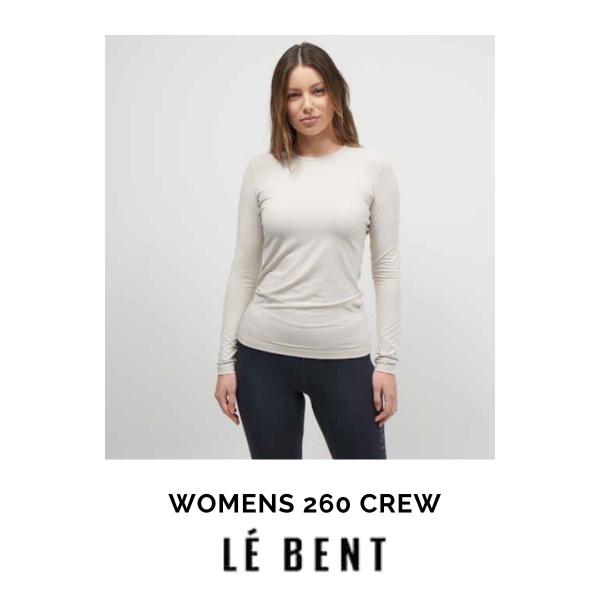 LE BENT WOMENS 260 CREW ルベント ベースレイヤー