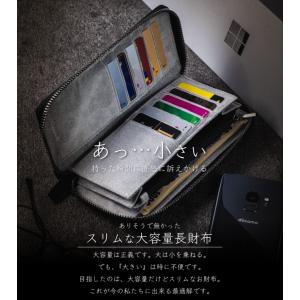 財布 長財布 メンズ財布 ラウンドファスナー ...の詳細画像1