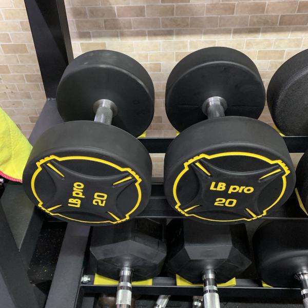 TPUダンベル　2.5kgから30kg　12セット　390kg