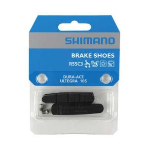 シマノ（SHIMANO）（メンズ、レディース）R55C3 ブレーキシュ&amp;固定ネジ サイクルパーツ Y...