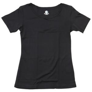 ホールアース（Whole Earth） 吸汗速乾 半袖アンダーシャツ WEEDAC09 BLK  （レディース）