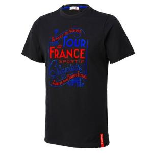 ルコック スポルティフ（Lecoq Sportif） TDF2018Tシャツ QCULGA05TF BLK｜lbreath