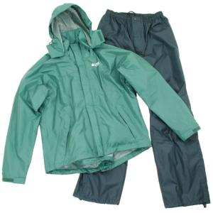 ロゴス レインコート 上下 メンズレインスーツ 28223 GRN リュック 緑 グリーンレインウェア 防災