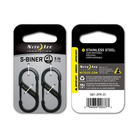 ナイトアイズ（NITE-IZE）（メンズ、レディース）防犯 防災 S型 キーホルダー S-BINER...