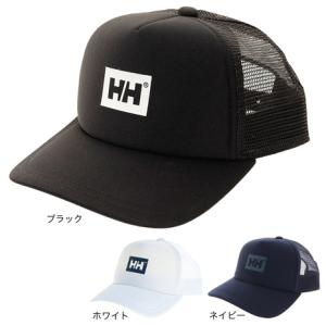 ヘリーハンセン（HELLY HANSEN）（メンズ、レディース） HH ロゴメッシュキャップ ブラック HC92005 帽子 ぼうし アウトドア キャンプ レジャー カジュアル｜lbreath
