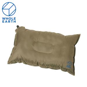 ホールアース （Whole Earth） AIR PILLOW エアー ピロー WE23DG56 BEG シュラフ 枕 まくら 高さ調節可能 キャンプ 車中泊の商品画像