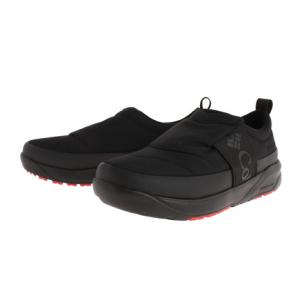 コロンビアモックシューズ スピンリールモックアドバンス ウォータープルーフ YU0368 010  ブラック黒 スリッポン 室内履き