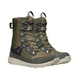 キーン（KEEN）（メンズ）スノーブーツ 防水 グリーザー トール ウォータープルーフ オリーブ 1023859 ウィンターシューズ 防滑 防滑 通気性 保温 アウトドア｜lbreath