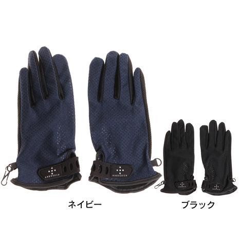 アクシーズクイン（AXESQUIN）（メンズ）トレッキング グローブ UV メッシュ グローブ AG...