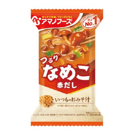 アマノフーズ（AMANO FOODS） フリーズドライ いつものおみそ汁 なめこ 赤だし 即席 イン...