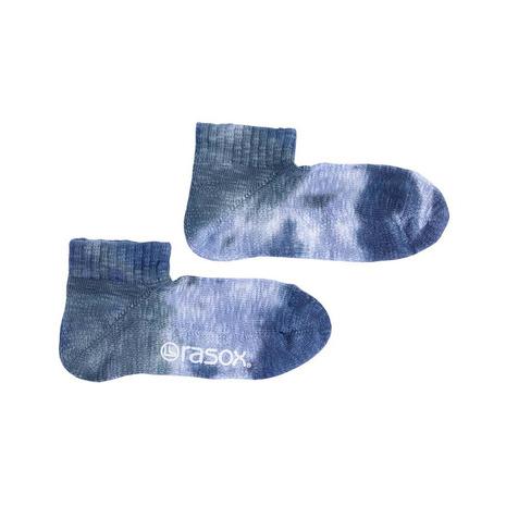 ラソックス（rasox）（メンズ）トレッキング ソックス 靴下 ショート丈 タイダイ アンクル スモ...