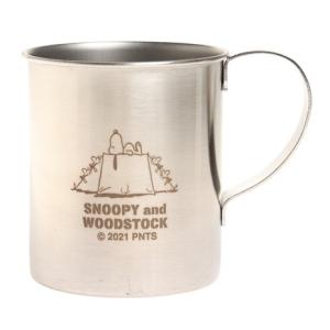 スヌーピー（SNOOPY） カップ マグカップ キャンプ ステンレスマグ SNOOPY and WOODSTOCK SPV-443 BBQ （メンズ、レディース）