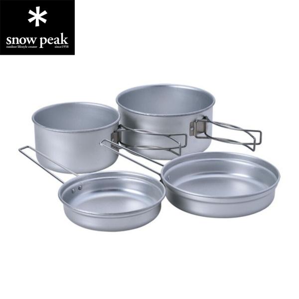 スノーピーク（snow peak） 軽量 コンパクト収納 アルミパーソナルクッカーセット SCS-0...