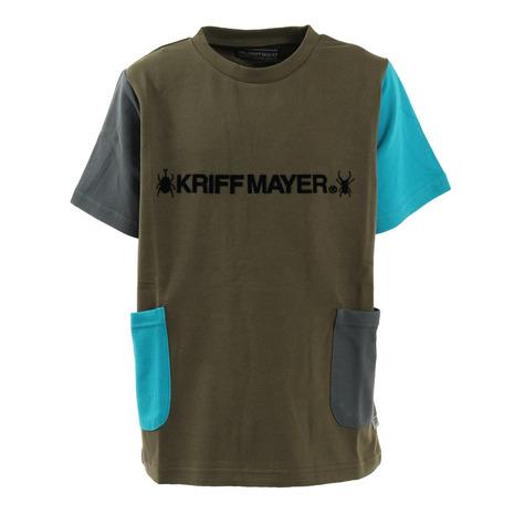 クリフメイヤー（KRIFF MAYER）（キッズ）さらのびカブクワTシャツ 2147829K-90 ...