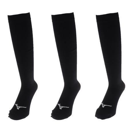 ミズノ（MIZUNO）（メンズ）野球 野球 カラーソックスロング 3足組 12JX2U1214 24...