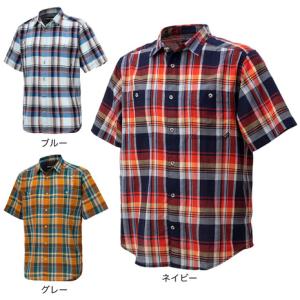 マーモット（Marmot）（メンズ） 半袖シャツ シーエルプラッドハーフスリーブシャツ TOMRJA74｜lbreath