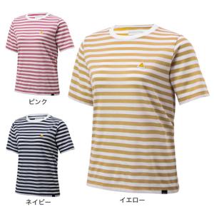 マーモット（Marmot）（レディース） 半袖Tシャツ ウィメンズボーダーハーフスリーブティー TOWRJA44YY｜L-Breath Yahoo!店