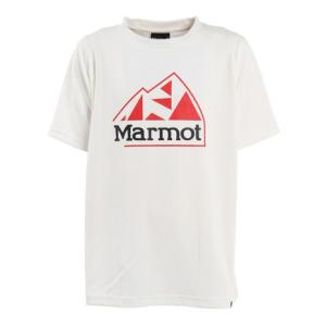 マーモット（Marmot）（キッズ）トレッキングウェア キッズ キッズマウンテンロゴハーフスリーブクルーシャツ TOJQJA18 FWH｜lbreath