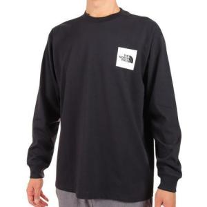 ノースフェイス スクエアロゴ長袖Tシャツ NT82136 K2