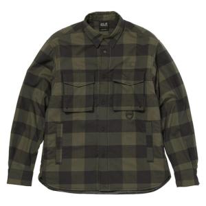 ジャックウルフスキン アウトドア トレッキング JMA FLANNEL フリースライニング ネルシャツ 5029751-8261