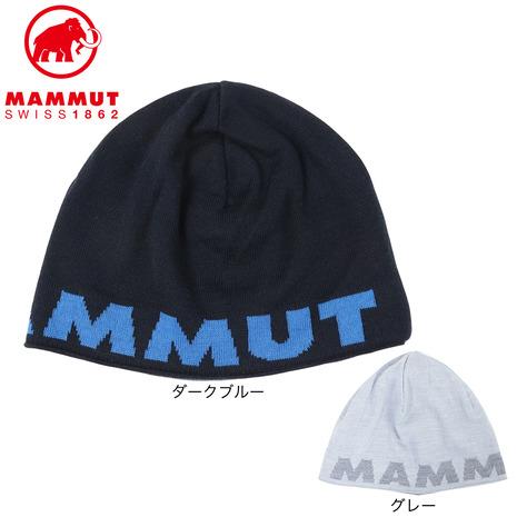 マムート（MAMMUT）（メンズ）ニット帽 トレッキング 登山 Mammut ロゴ ビーニー 119...