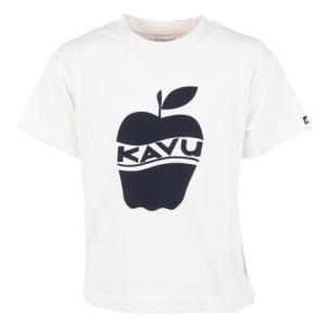 カブー（KAVU）（キッズ）ジュニア 半袖Tシャツ アップルTシャツ 19821871 WHT ホワイト｜lbreath