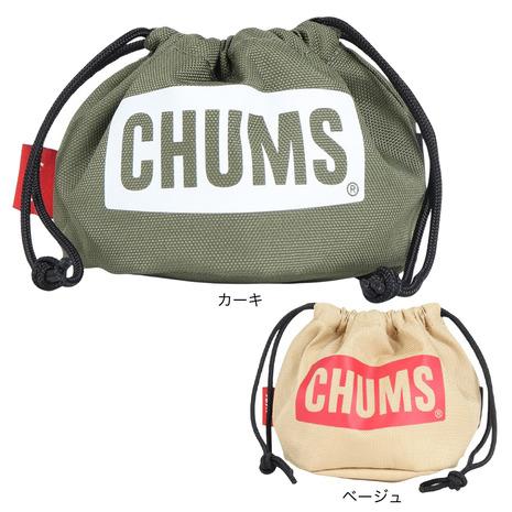 チャムス（CHUMS）ロゴドローストリングツールケースS CH60-3376 巾着 ガス缶 カバー