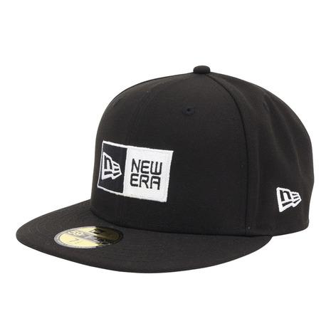 ニューエラ（NEW ERA）（メンズ、レディース）キャップ 59FIFTY ボックスロゴ 13552...