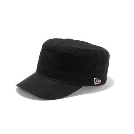 ニューエラ（NEW ERA）（メンズ、レディース）WM-01 ダックコットン ブラック ピンクフラッ...