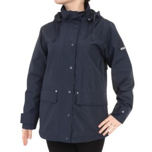 エーグル（AIGLE）（レディース）アウター ジャケットゴアテックス フーデッドジャケット ZBFAG79-001 ネイビー 収納袋付｜lbreath