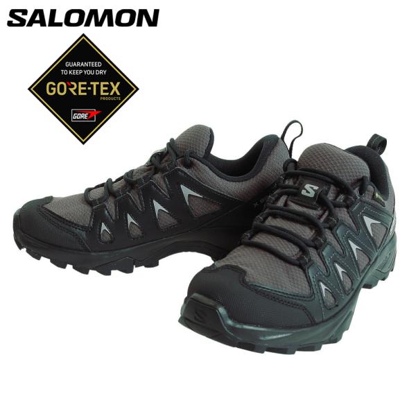 サロモン（SALOMON）（レディース）ゴアテックス トレッキングシューズ ローカット 登山靴 X ...