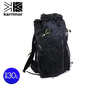 カリマー（karrimor）（メンズ、レディース）バックパック リュック クリーブ 30 ミディアム 501142-9000 ブラック 30L｜lbreath