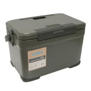 シマノ（SHIMANO）（メンズ、レディース）クーラーボックス アイスボックス アウトドア キャンプ 22L PRO NX-022V カーキ 01
