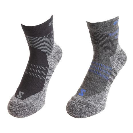 サロモン（SALOMON）（メンズ、レディース）ソックス 靴下 X ULTRA ACCESS クルー...