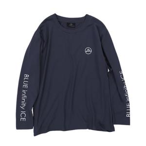 オンヨネ（ONYONE）（キッズ）ジュニア 長袖Tシャツ ロンT YADAKAINO ロングスリーブ ロゴTシャツ BIJ74101PB 648 ダークブルー｜lbreath