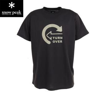 スノーピーク （snow peak） （メンズ） 半袖Tシャツ Turn Over SPS-TS-23SU003 CH チャコールグレーの商品画像