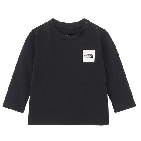 ノースフェイス（THE NORTH FACE）（キッズ）ロングスリーブスモールスクエアロゴティー N...