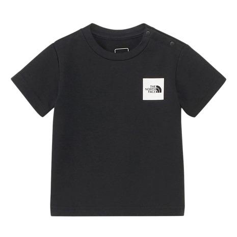 ノースフェイス（THE NORTH FACE）（キッズ）ベビー 半袖Tシャツ スモールスクエアロゴ ...